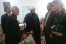 دیدار با خانواده معظم شهدای دانشجو در اسلام آبادغرب+تصاویر