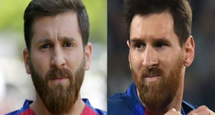 عکس العمل مسی واقعی در برابر بدل ایرانی‌اش + فیلم 