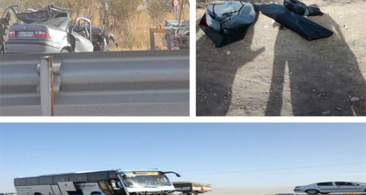 حادثه رانندگی در محور حمیل به اسلام آبادغرب 3 کشته برجای گذاشت+تصاویر