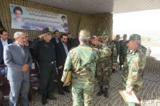 مراسم تودیع و معارفه فرمانده تیپ 181 زرهی ارتش در اسلام آبادغرب