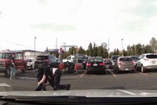  کمک شهروندان به مامور پلیس برای دستگیری فرد خاطی + فیلم