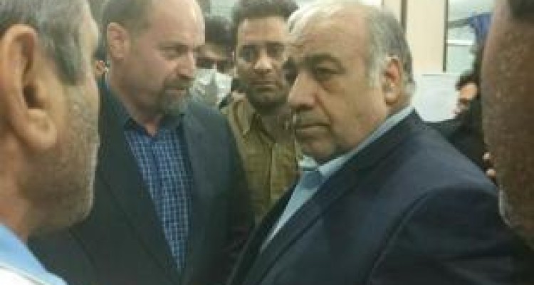 حضور استاندار کرمانشاه در بیمارستان اسلام آباد غرب 