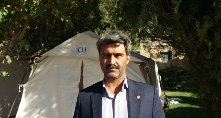 مراجعه  974 مصدوم زلزله زده به بیمارستان اسلام آبادغرب /درمان سرپایی 599 نفر