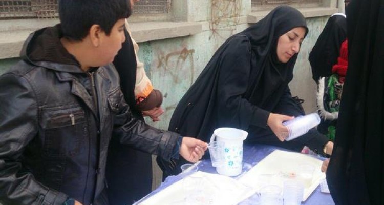 برپایی ایستگاه صلواتی بسیجیان اسلام آبادغرب + تصاویر