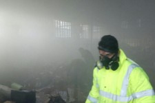 آتش گرفتن انبار موسسه خیریه آبشار عاطفه ها در اسلام آبادغرب+تصاویر