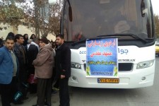 اعزام جمعی از رزمندگان اسلام آبادغرب به اردوی زیارتی مشهد مقدس+عکس