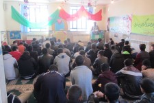 برگزاری مراسم 9دي در دبیرستان علوم معارف اسلامی اسلام آبادغرب+عکس