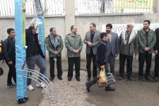 بدرقه کاروان راهیان نور دانش آموزان اسلام آباد غرب به مناطق عملیاتی جنوب کشور