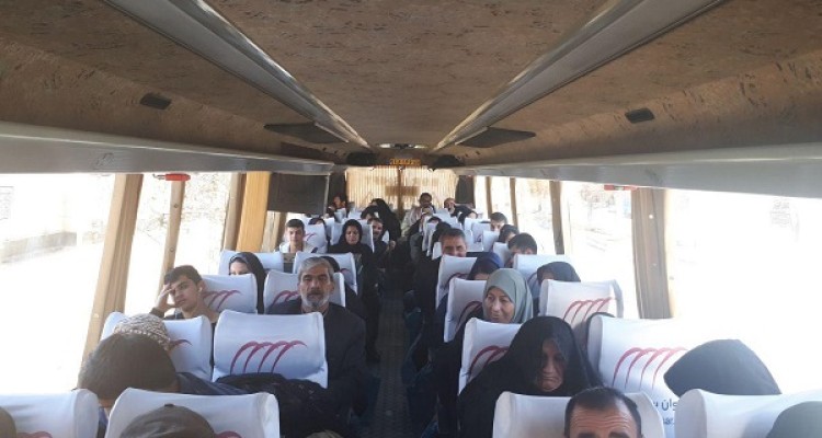 اعزام جمعی از رزمندگان اسلام آبادغرب به اردوی زیارتی مشهد مقدس+عکس