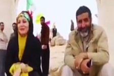 حضور خاله شادونه و حاج حسین یکتا در منطقه سرپل ذهاب + فیلم 