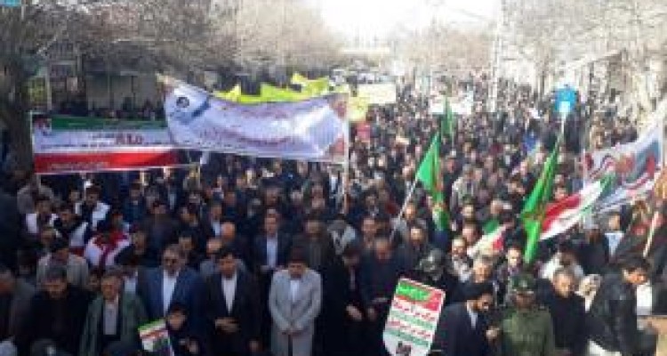راهپیمایی 22 بهمن در شهرستان های استان کرمانشاه + عکس