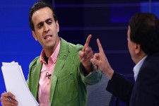 مناظره داغ و جنجالی علی کریمی و دبیر کل فدراسیون فوتبال در برنامه نود+ تصاویر