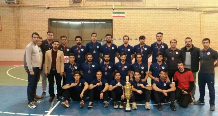 کسب مقام سوم مسابقات لیگ یک هندبال کشور توسط تیم اسلام آبادغرب