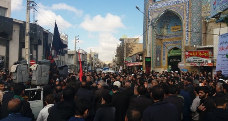 برگزاری مراسم عزاداری شهادت حضرت زهرا(س) در اسلام آبادغرب+تصاویر