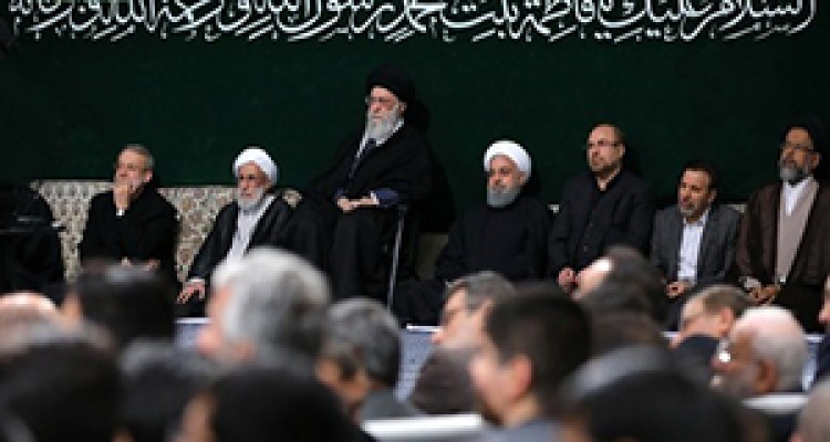 مداحی سعید حدادیان در پنجمین شب عزاداری ایام فاطمیه با حضور رهبر انقلاب + فیلم