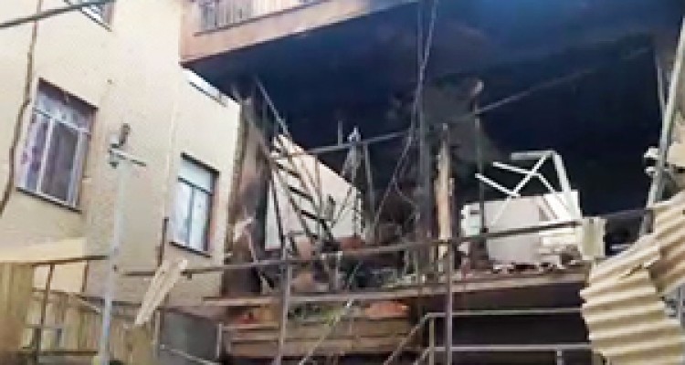 بلایی که ساخت نارنجک دستی بر سر جوان 19 ساله و ساختمان 2 طبقه آورد + فیلم 