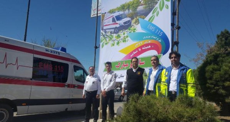 آمادگی فوریت های پزشکی اسلام آبادغرب برای ارائه خدمات به مسافران نوروزی