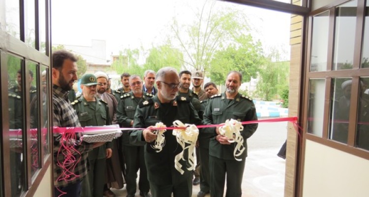 افتتاح دو باب ساختمان اداری در سپاه اسلام آبادغرب +تصاویر