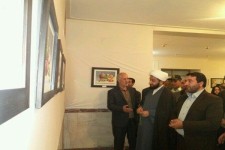  افتتاح نمایشگاه نقاشی و خوشنویسی در اسلام‌آبادغرب