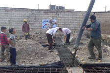 کمک به ساخت خانه مستضعفین در مناطق زلزله زده اسلام آبادغرب + تصاویر