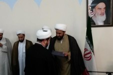 مراسم تودیع و معارفه مسئول دفتر نمایندگی ولی فقیه در سپاه شهرستان اسلام آباد غرب