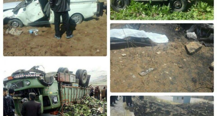 خطر مرگ در جاده های کرمانشاه بخاطر مدیران ناتوان 