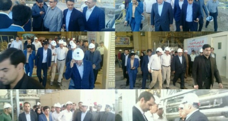 بازدید استاندار کرمانشاه از کارخانه‌های تولیدی در اسلام آبادغرب+تصاویر