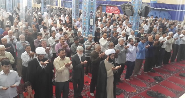 اقامه نماز عید قربان در اسلام آبادغرب+تصاویر