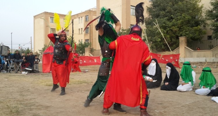  تعزیه حضرت عباس در اسلام آبادغرب+تصاویر