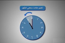 فردا شب ساعت رسمی کشور یک ساعت عقب کشیده می‌شود 