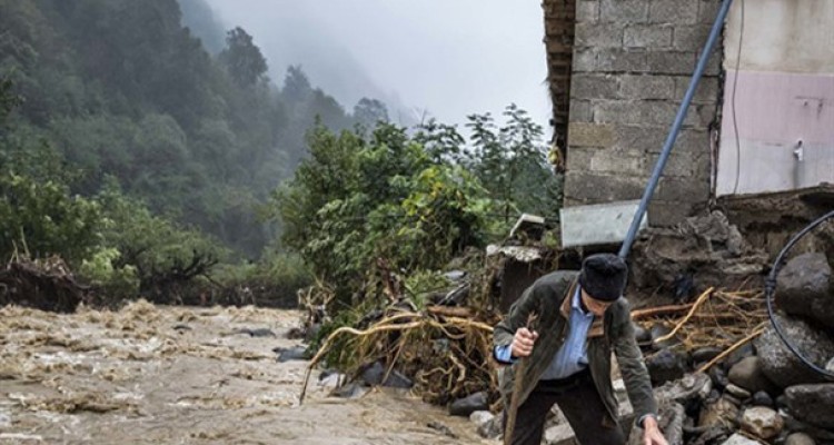 خسارت سیل در روستاهای تالش/تصاویر