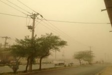 تداوم غبارآلودگی هوا تا اواخر امروز