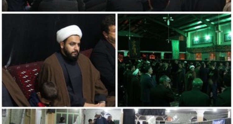 برگزاری مراسم عزاداری شب شهادت امام رضا (ع) در اسلام آبادغرب+تصاویر