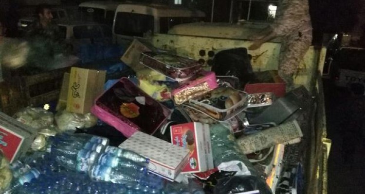 تصاویری از بسیج نیروهای مسلح ارتش، سپاه و انتظامی اسلام آبادغرب در خدمت رسانی به زلزله زدگان