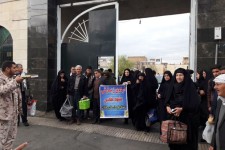 اعزام رزمندگان و ایثارگران اسلام آبادغرب به اردوی زیارتی مشهد مقدس+تصاویر
