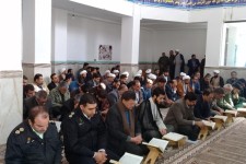 مراسم بزرگداشت آیت الله هاشمی شاهرودی در اسلام آبادغرب برگزار شد