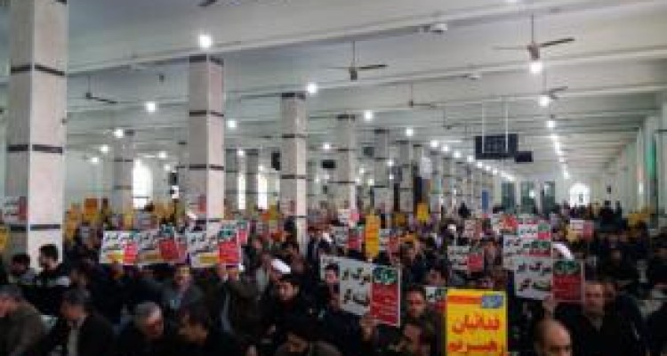 تجمع باشکوه کرمانشاهی‌ها در گرامیداشت 9 دی