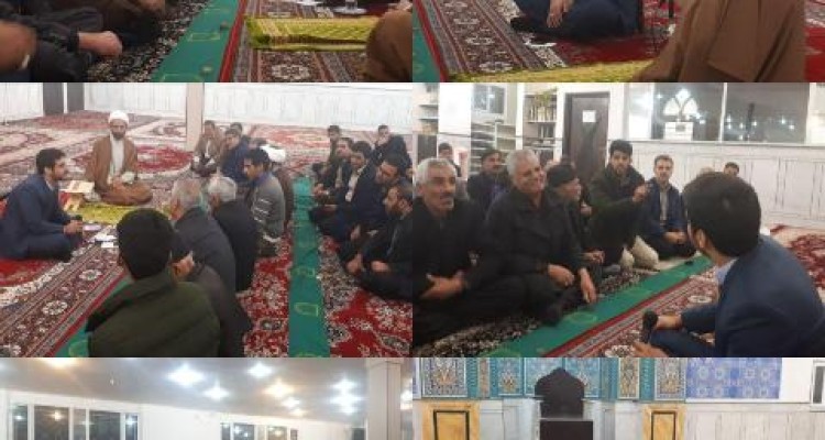 نشست صمیمی قضات و ریاست دادگستری شهرستان با مردم در مساجد اسلام آبادغرب+تصاویر