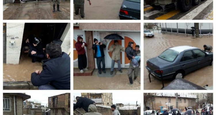 اعزام نفر برهای دوزیست آبی خاکی و ادوات سبک و سنگین تیپ 181 زرهی  اسلام اباد غرب به استان های سیل زده ایلام و لرستان 