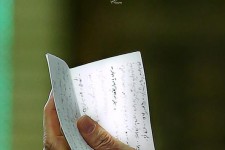 دست خط رهبر انقلاب در دیدار سپاهیان/سپاه پاسدار انقلاب است