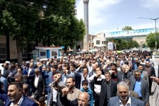 راهپیمایی حمایت از بیانیه شورای امنیت ملی در اسلام آبادغرب برگزار شد