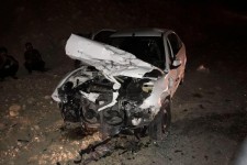 2 مجروح براثر تصادف در جاده حمیل - ایلام+عکس
