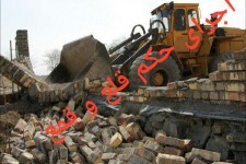 اجرای حکم قلع و قمع سه دستگاه ساخت و ساز غیر مجاز احداثی در اسلام آبادغرب