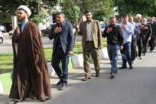 عزاداری و دسته روی هیئت پیروان ولایت  اسلام آبادغرب در سالروز رحلت امام خمینی(ره)