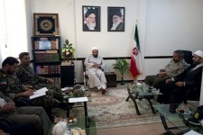 جلسه هماهنگی قرارگاه امام حسین(ع) اسلام آبادغرب با ادارات و یگان های نظامی و انتظامی شهرستان