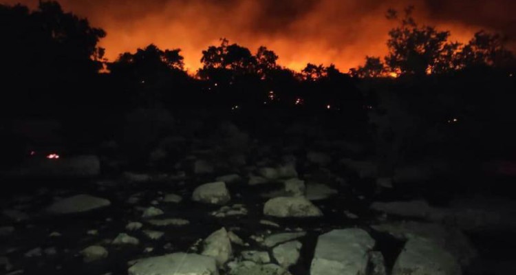 مهار آتش سوزی ارتفاعات منطقه دیزگران اسلام آبادغرب+تصاویر