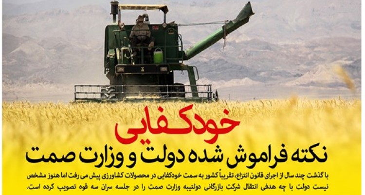 تلاش دولت برای دور زدن نمایندگان نتیجه داد/ خودکفایی؛ نکته فراموش شده دولت و وزارت صمت