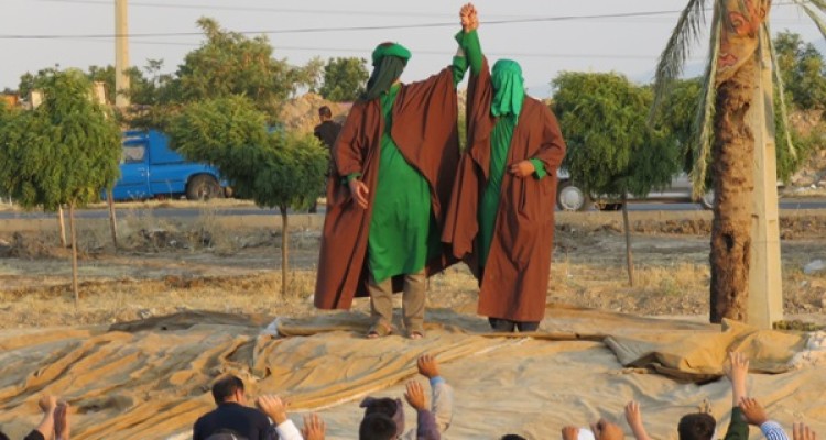 بازسازی واقعه غدیر خم در اسلام آبادغرب+تصاویر