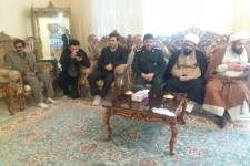 دیدارمسئولین باخانواده شهدای شهرستان 