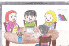 برگزاری مسابقه نقاشی کتاب و خانواده در اسلام آبادغرب